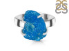 Neon Apatite Rough Ring-R-Size-6 NAR-2-308