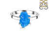 Neon Apatite Rough Ring-R-Size-8 NAR-2-316