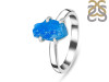 Neon Apatite Rough Ring-R-Size-8 NAR-2-316
