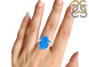 Neon Apatite Rough Ring-R-Size-8 NAR-2-316