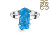 Neon Apatite Rough Ring-R-Size-7 NAR-2-317