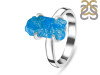 Neon Apatite Rough Ring-R-Size-7 NAR-2-317
