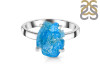 Neon Apatite Rough Ring-R-Size-10 NAR-2-319