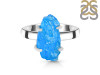 Neon Apatite Rough Ring-R-Size-7 NAR-2-324