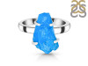 Neon Apatite Rough Ring-R-Size-8 NAR-2-329