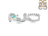 Opal & White Topaz Alphabet Z Pendant OPL-RDA-104.