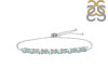 Opal & White Topaz Bracelet With Adjustable Camera Lock OPL-RDB-128.