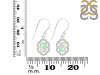 Opal & White Topaz Earring OPL-RDE-694.