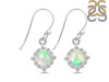 Opal & White Topaz Earring OPL-RDE-695.