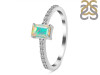 Opal & Wite Topaz Ring OPL-RDR-3118.