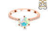 Opal Ring & White Topaz Ring OPL-RDR-3140.