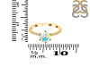 Opal Ring & White Topaz Ring OPL-RDR-3140.