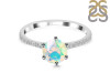 Opal Ring & White Topaz Ring OPL-RDR-3140.