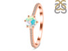 Opal Ring & White Topaz Ring OPL-RDR-3143.