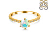 Opal Ring & White Topaz Ring OPL-RDR-3144.