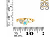Opal & White Topaz Ring OPL-RDR-3153.