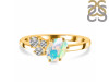 Opal & White Topaz Ring OPL-RDR-3153.