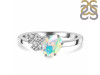 Opal & White Topaz Ring OPL-RDR-3153.