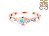 Opal  & White Topaz Ring OPL-RDR-3238.