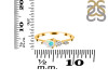 Opal  & White Topaz Ring OPL-RDR-3238.