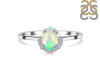 Opal & White Topaz Ring OPL-RR-170.