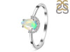 Opal & White Topaz Ring OPL-RR-170.