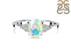 Opal & White Topaz Ring OPL-RR-364.