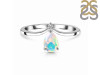 Opal & White Topaz Ring OPL-RR-374.