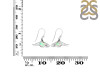 Opal & White Topaz Shark Earring OPL-RUE-13.
