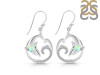 Opal & White Topaz Dolphin & Waves Earring OPL-RUE-20.
