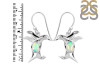 Opal & White Topaz Penguin Earring OPL-RUE-40.