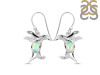Opal & White Topaz Penguin Earring OPL-RUE-40.