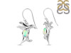 Opal & White Topaz Penguin Earring OPL-RUE-40.