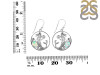 Opal & White Topaz Mermaid Earring OPL-RUE-57.