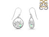 Opal & White Topaz Fish Earring OPL-RUE-62.