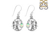 Opal & White Topaz Mermaid & Turtle Earring OPL-RUE-67.