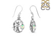Opal & White Topaz Mermaid & Turtle Earring OPL-RUE-67.