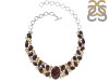 Pietersite/Citrine Necklace-NJ PIT-12-7