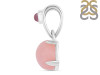 Pink Opal & Tourmaline Pendant PKO-RDP-559-TRM-V-LOOP.