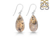 Plume Agate Earring-E PLA-3-15