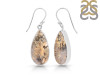 Plume Agate Earring-E PLA-3-15