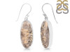 Plume Agate Earring-E PLA-3-16