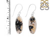 Plume Agate Earring-E PLA-3-17