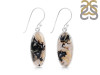 Plume Agate Earring-E PLA-3-17