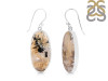 Plume Agate Earring-E PLA-3-18