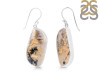 Plume Agate Earring-E PLA-3-19