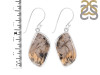 Plume Agate Earring-E PLA-3-21