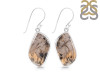 Plume Agate Earring-E PLA-3-21