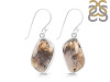 Plume Agate Earring-E PLA-3-22