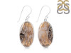 Plume Agate Earring-E PLA-3-24